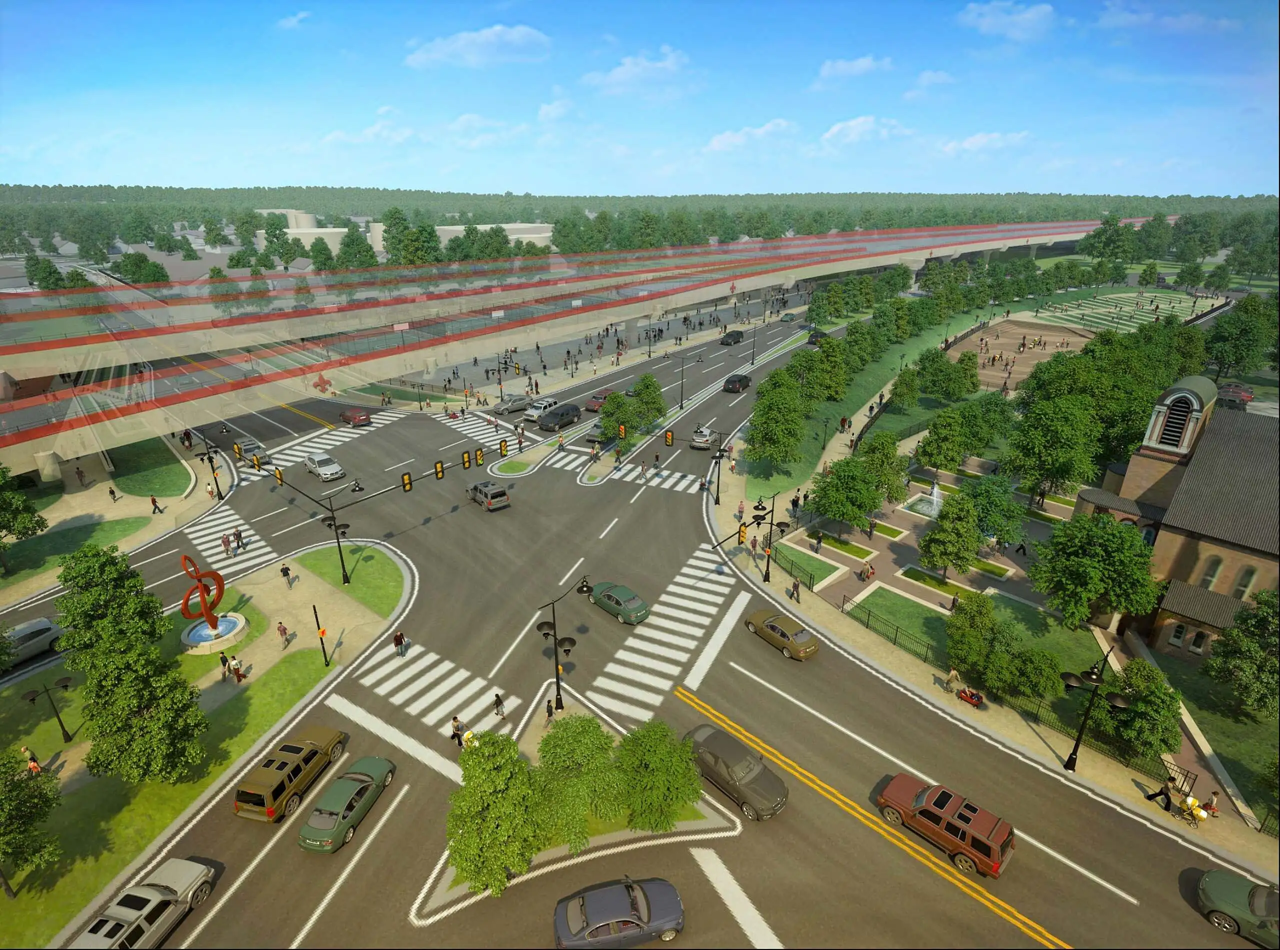 Coastal wetlands from above